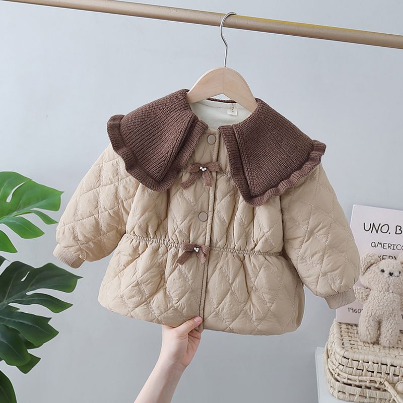 Casaco Infantil Acolchoado Florzinha