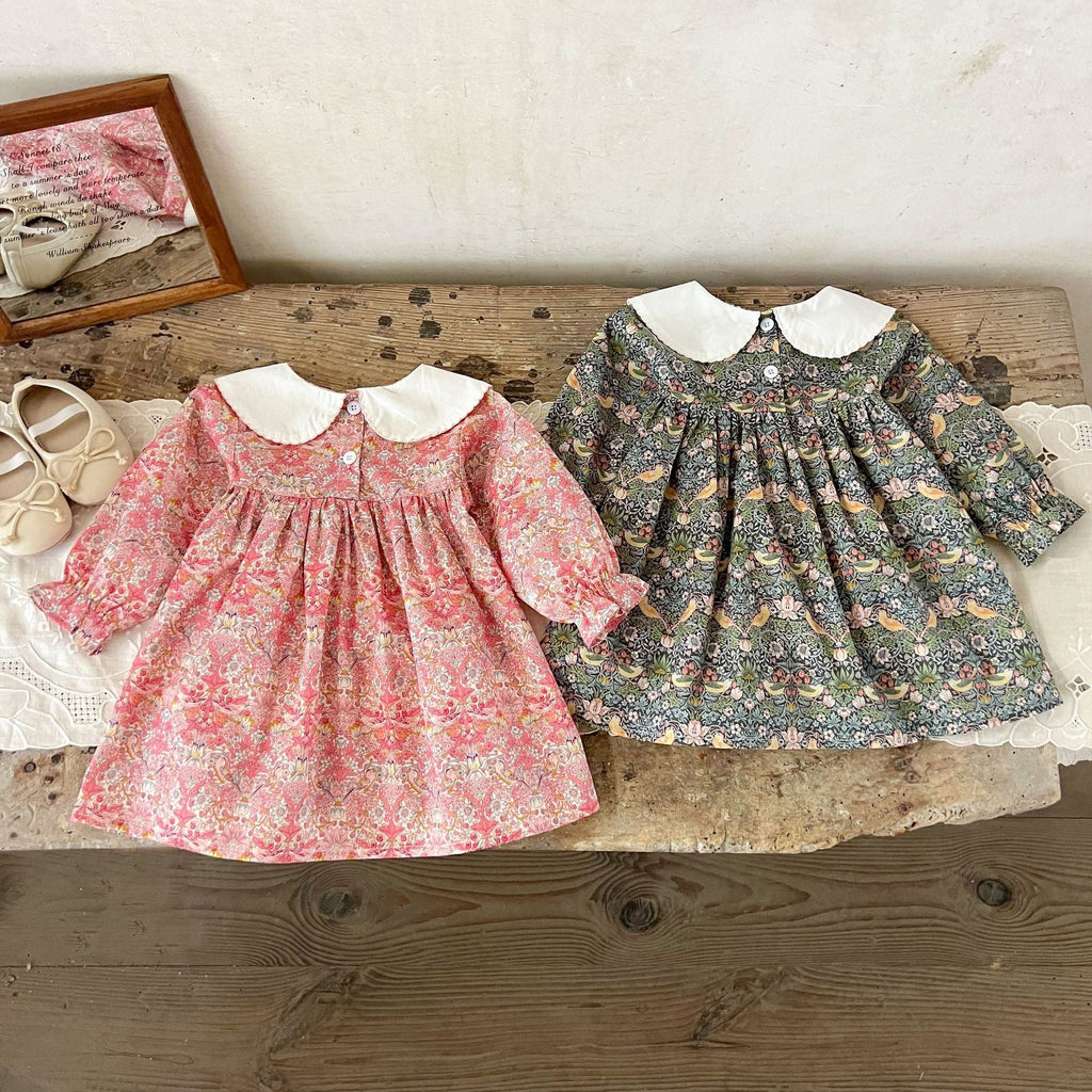 Vestido Infantil Floral Golinha