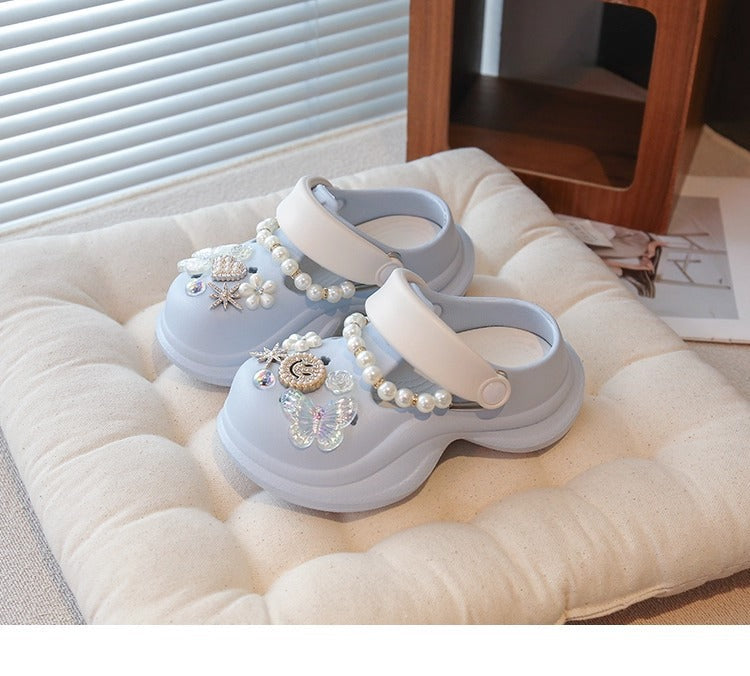 Crocks Infantil Feminino Emoji Borboleta