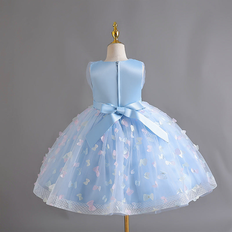 Vestido Infantil Tule Sem Alça