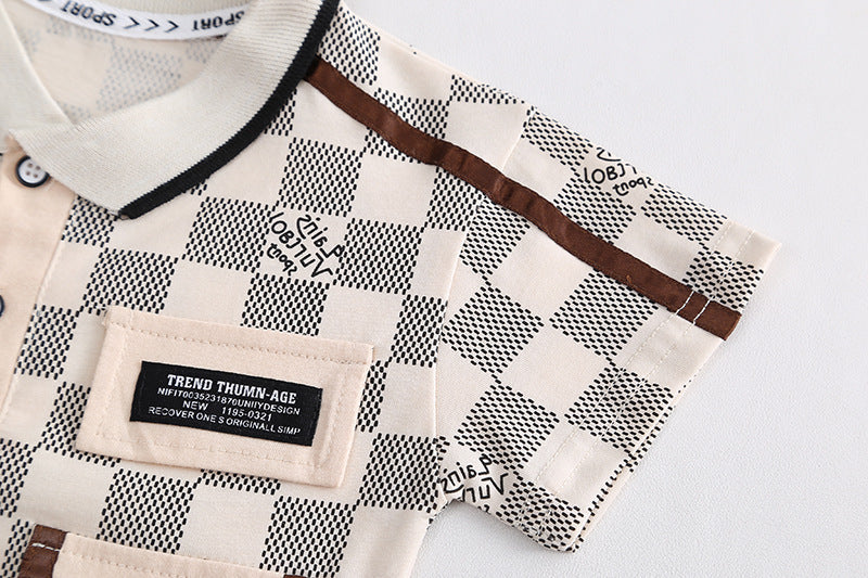 Conjunto Infantil Masculino com Golinha e Bolso