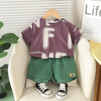 Conjunto Infantil Masculino Letras