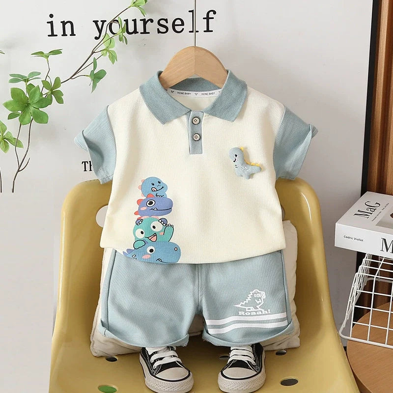 Conjunto Infantil Masculino Dinossauro