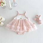 Vestido Infantil Tule Lacinhos