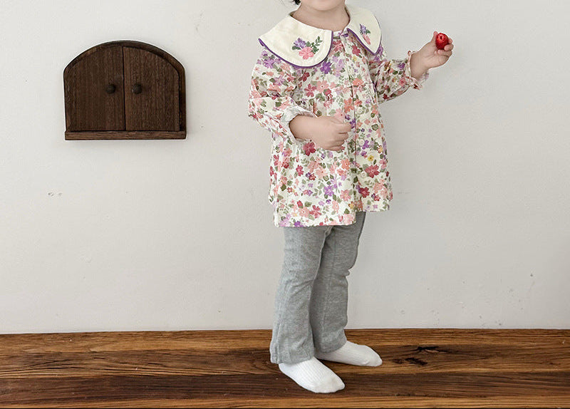 Conjunto Infantil Feminino Florzinhas