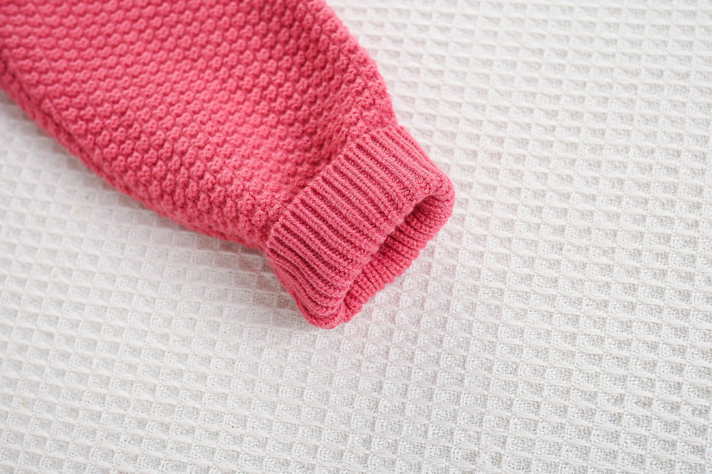 Conjunto Infantil de Tricô Lacinhos
