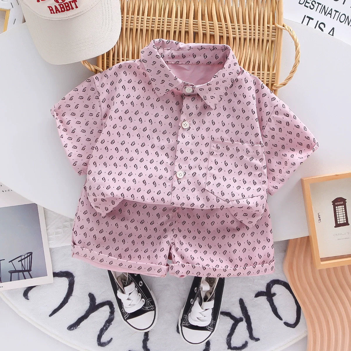 Conjunto Infantil Masculino Moderno Estampas