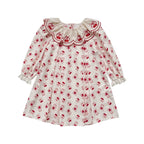 Vestido Infantil Laço Cerejinhas