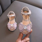 Sapato Infantil Feminino Lacinho Strass