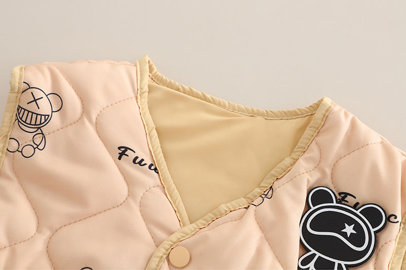 Conjunto Infantil Inverno Acolchoado Ursinho