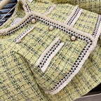 Conjunto Infantil Feminino Tweed Botões
