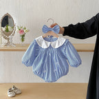 Body/ Vestido Infantil Lístras Lacinho