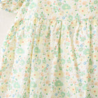 Vestido Infantil Florzinhas e Laço