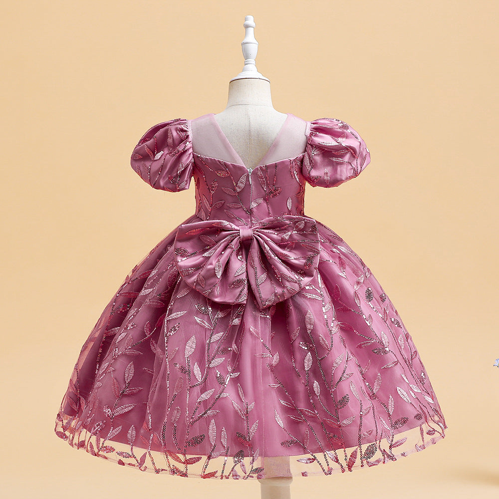 Vestido Infantil De Festa Floral