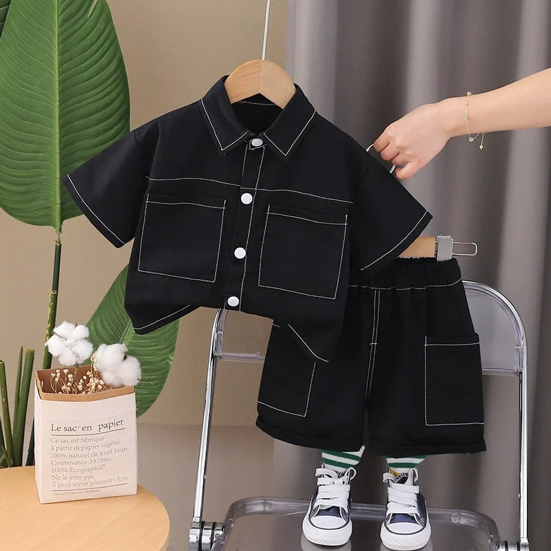 Conjunto Infantil Jeans Bolsinhos