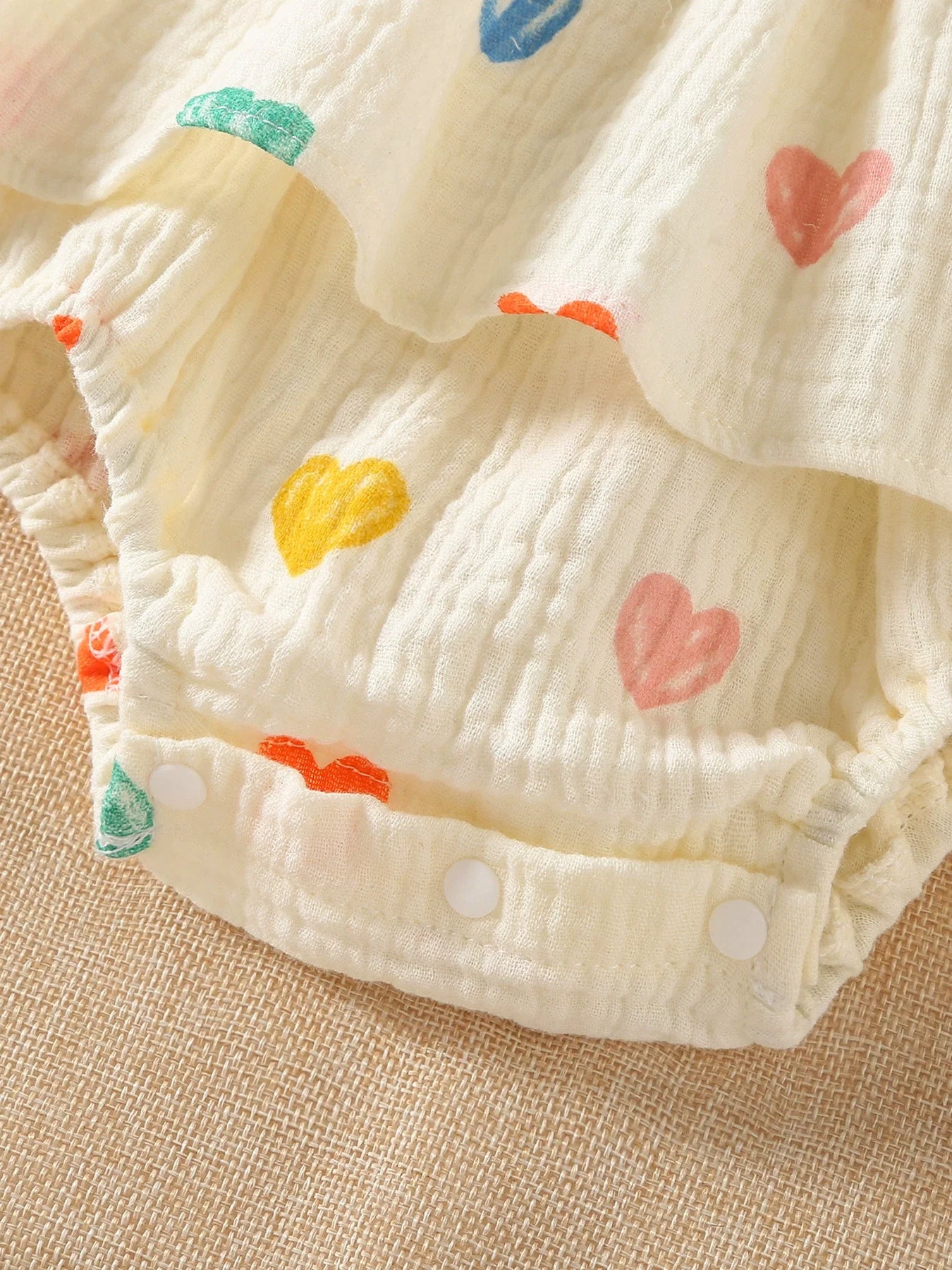 Body Infantil Feminino Corações