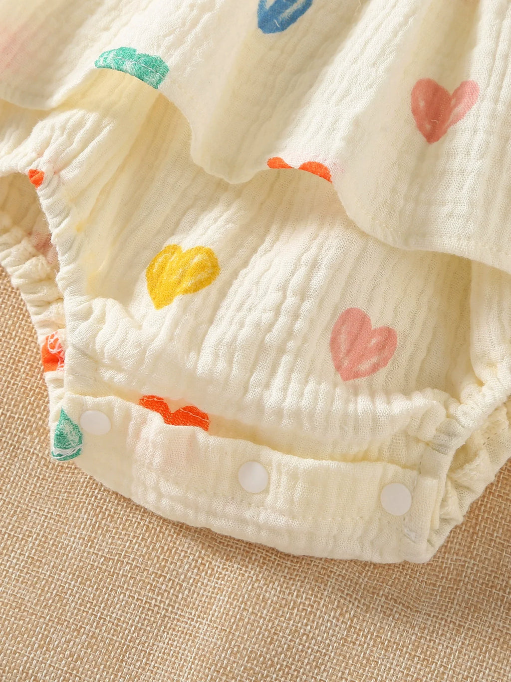 Body Infantil Feminino Corações