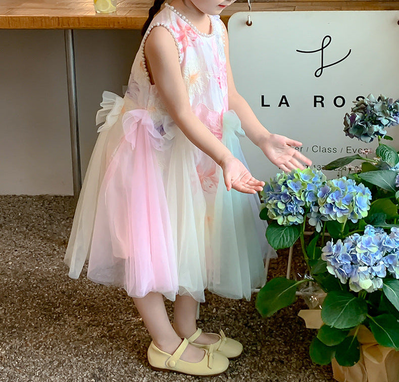 Vestido Infantil Floral Colors