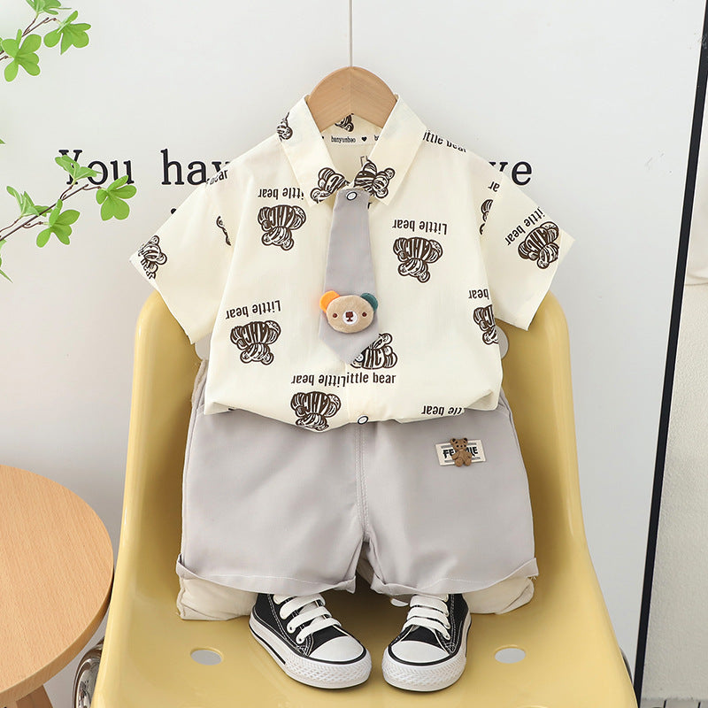 Conjunto Infantil Ursinhos Gravatinha