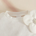 Conjunto Infantil Feminino Flores Botõeszinhos