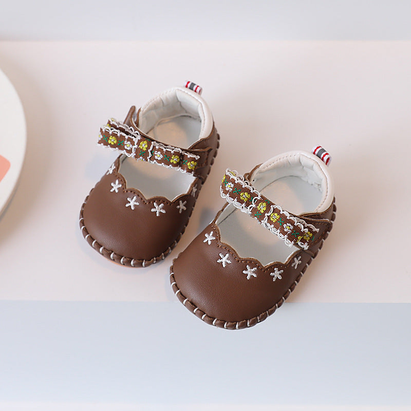 Sapato Infantil Feminino Florzinhas