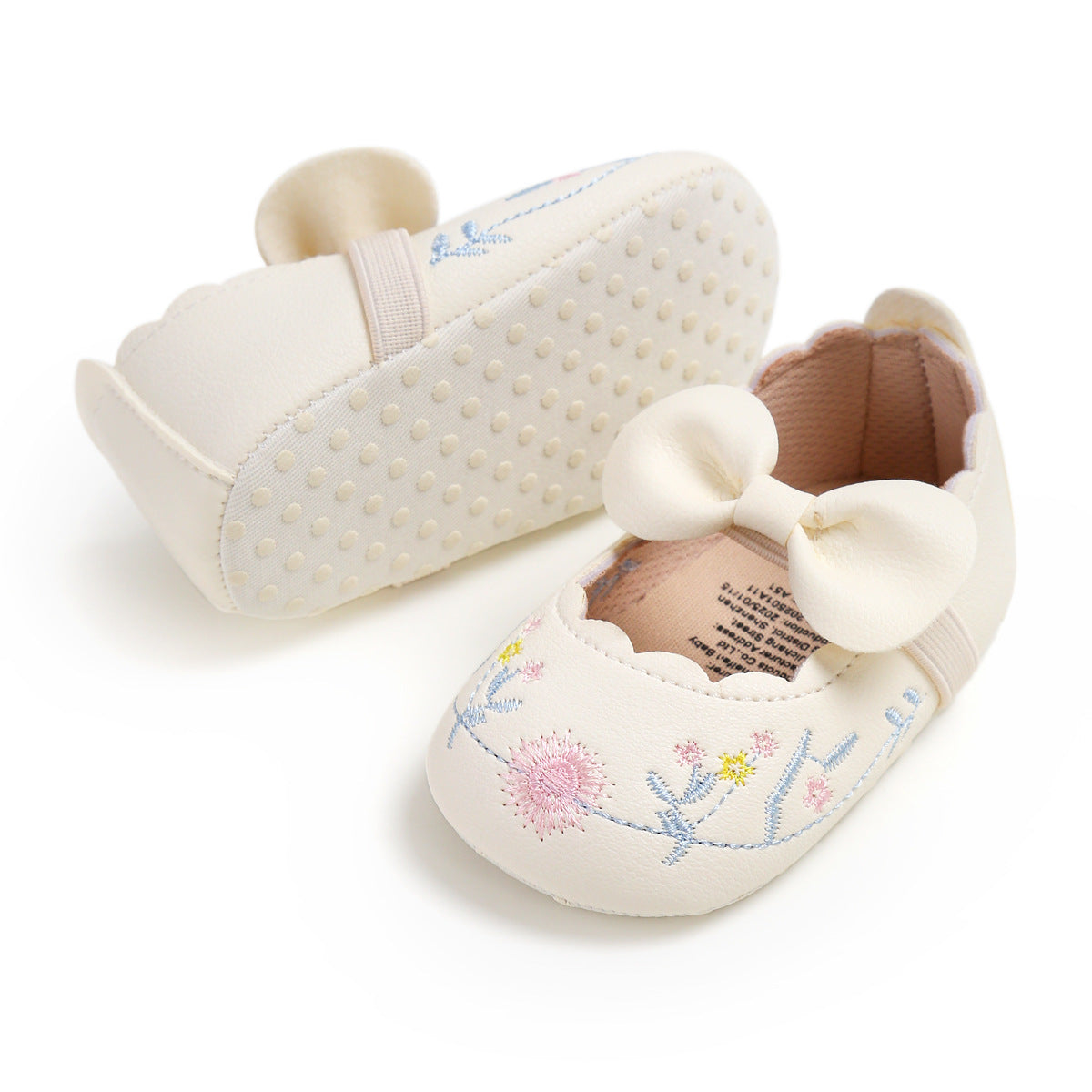 Sapato Infantil Floral Lacinho