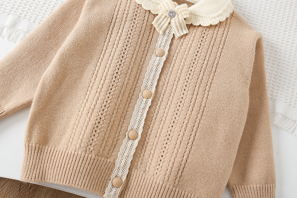 Conjunto Infantil de Tricô Lacinho