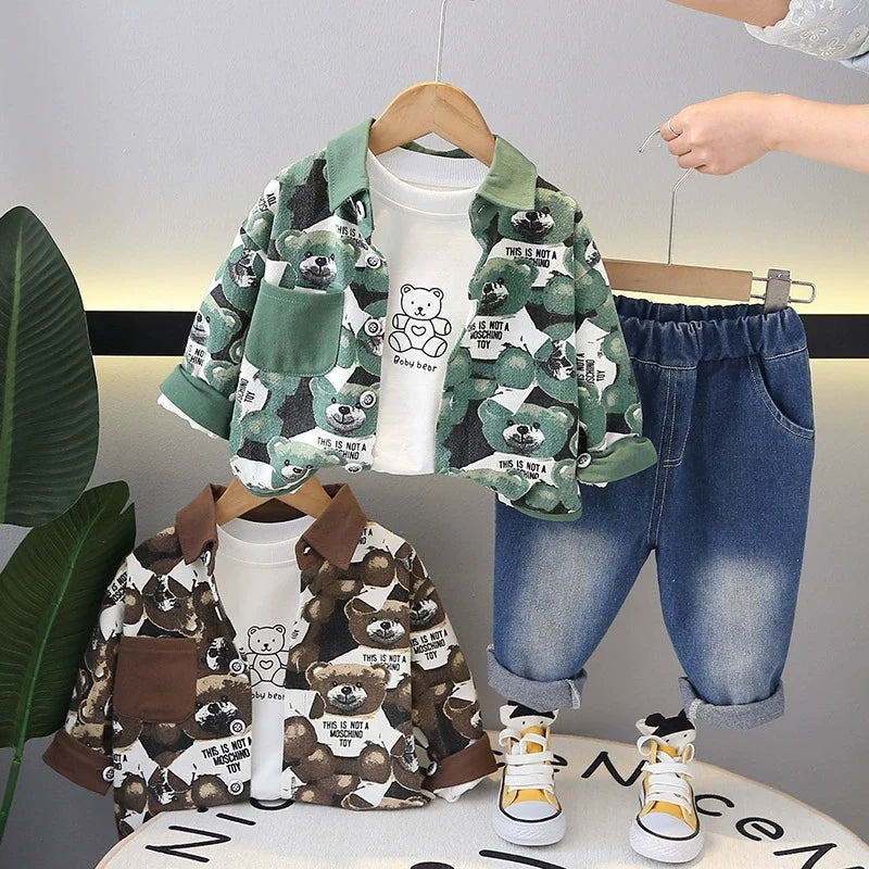 Conjunto Infantil 3 Peças Ursinho