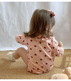 Body Infantil Feminino Love Estampas