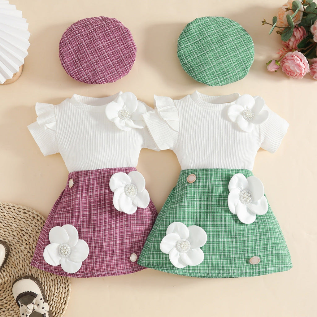 Conjunto Infantil Feminino Flores Botõeszinhos
