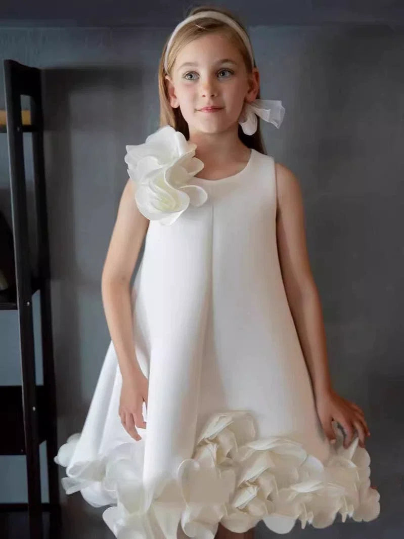 Vestido Infantil De Festa Flores