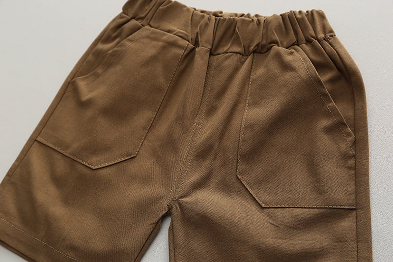Conjunto Infantil Masculino Botões Bolsinho