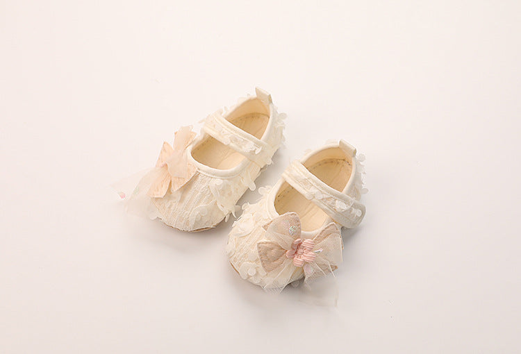 Sapato Infantil Flores Lacinho