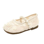 Sapato Infantil Flores e Pérolas