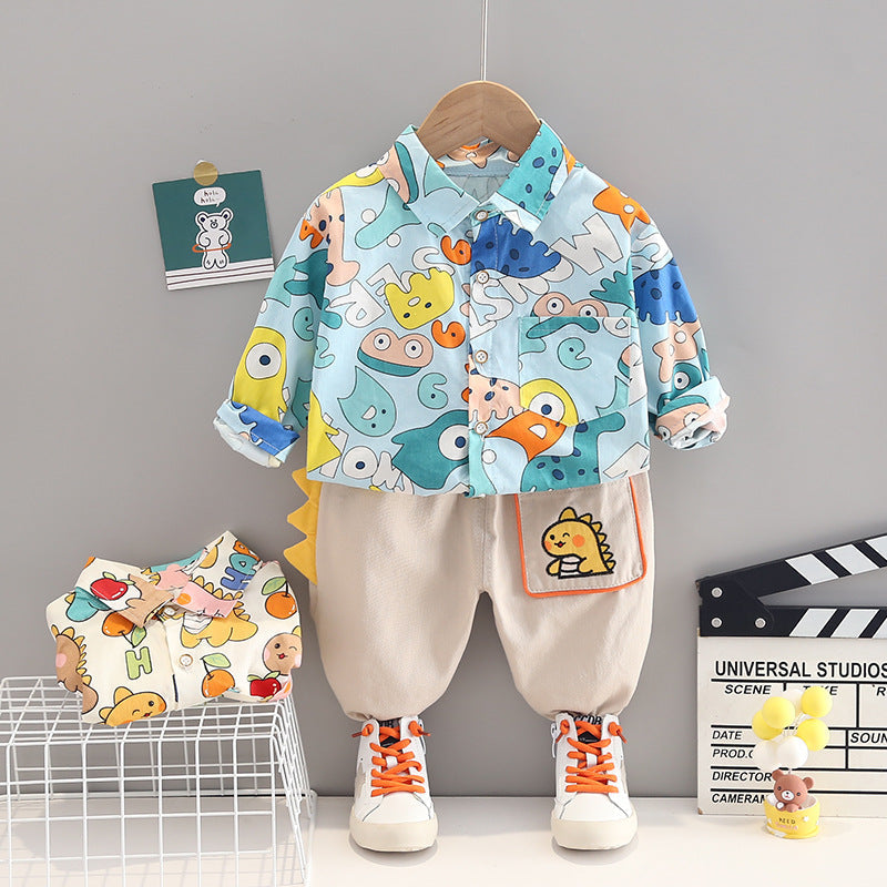 Conjunto Infantil Masculino Dinossauros