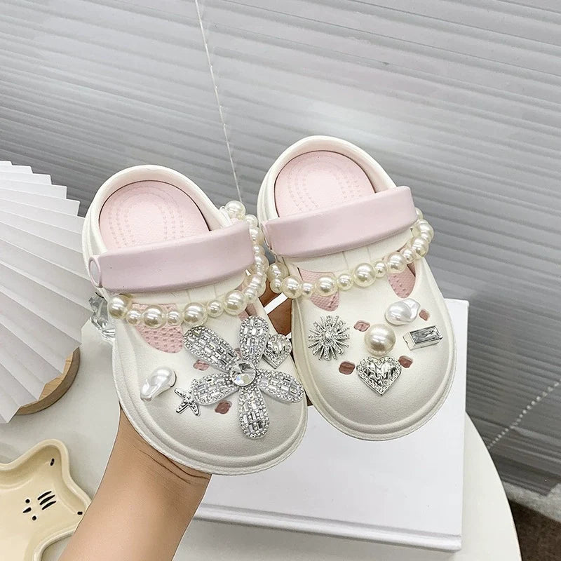 Crocks Infantil Flor Brilhante