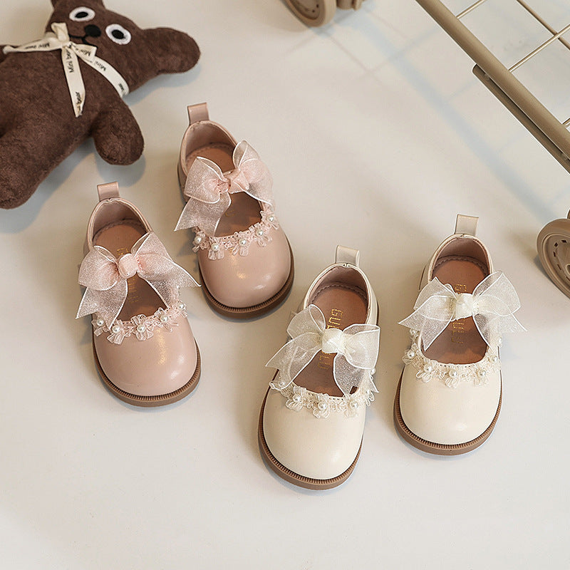 Sapato Infantil Feminino Lacinho de Tule