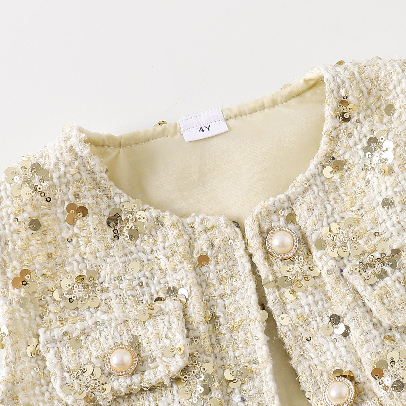 Conjunto Infantil Feminino Lantejoulas e Pelinhos