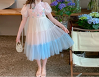 Vestido de Festa Infantil Barra de Tule