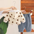 Conjunto Infantil 3 Peças Coelhinho de Óculos