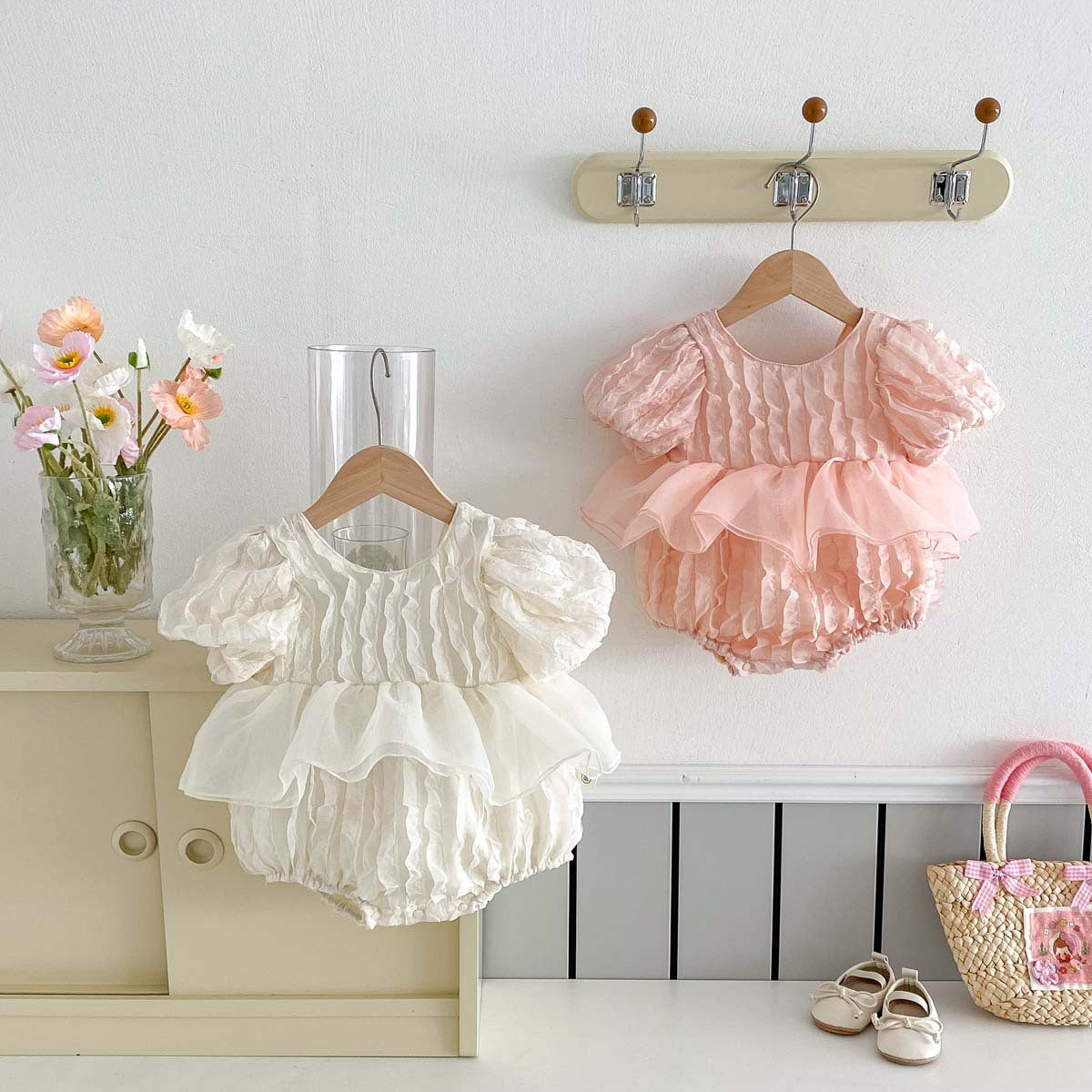 Body Infantil Feminino Babadinho Tulipa
