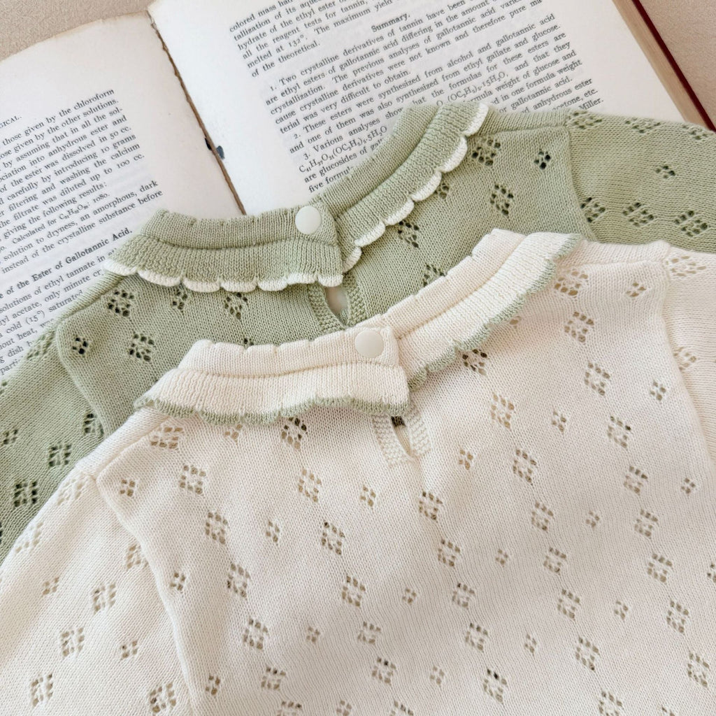 Vestido Infantil de Tricô