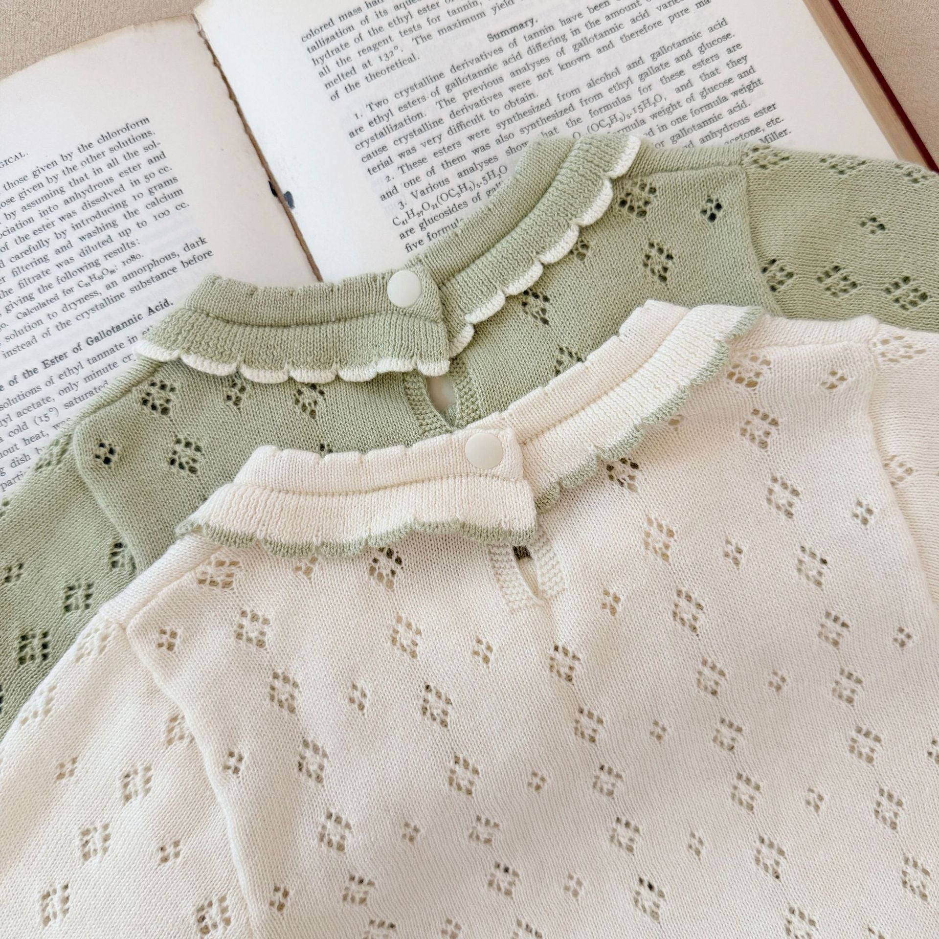 Vestido Infantil de Tricô Babadinho