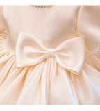 Vestido Infantil Pérolas Lacinho
