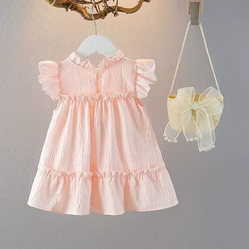 Vestido Infantil Laço Florzinha