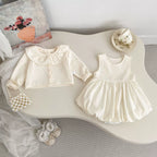 Conjunto Infantil Feminino Casaquinho + Vestido Balone