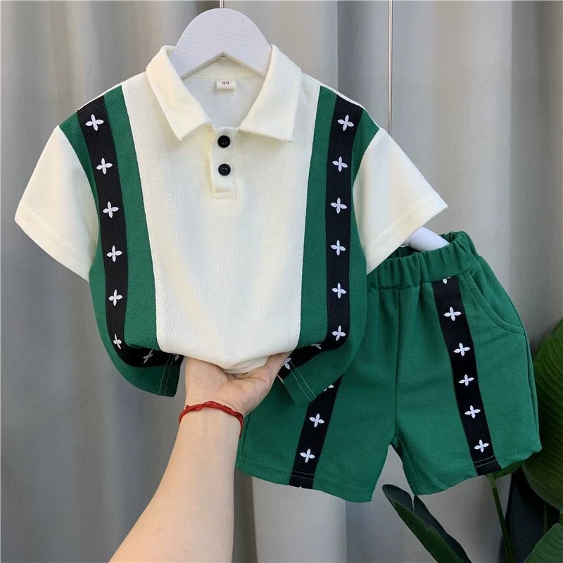 Conjunto Infantil Masculino Polo Verão