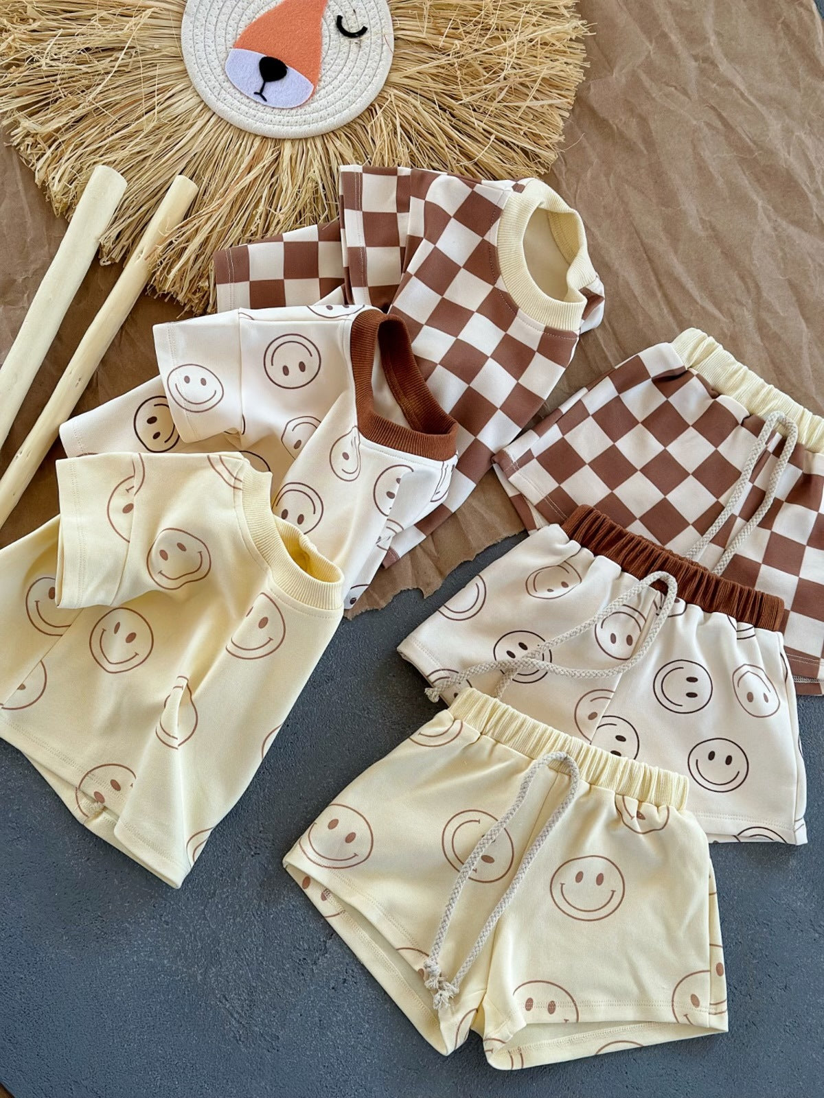 Conjunto Infantil de Verão Estampadinho
