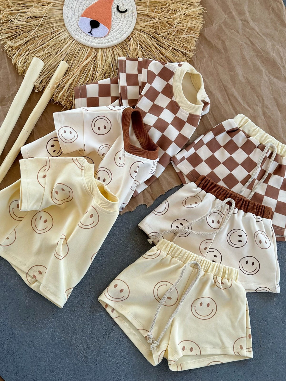Conjunto Infantil de Verão Estampadinho