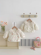 Casaco Infantil Quentinho Flores